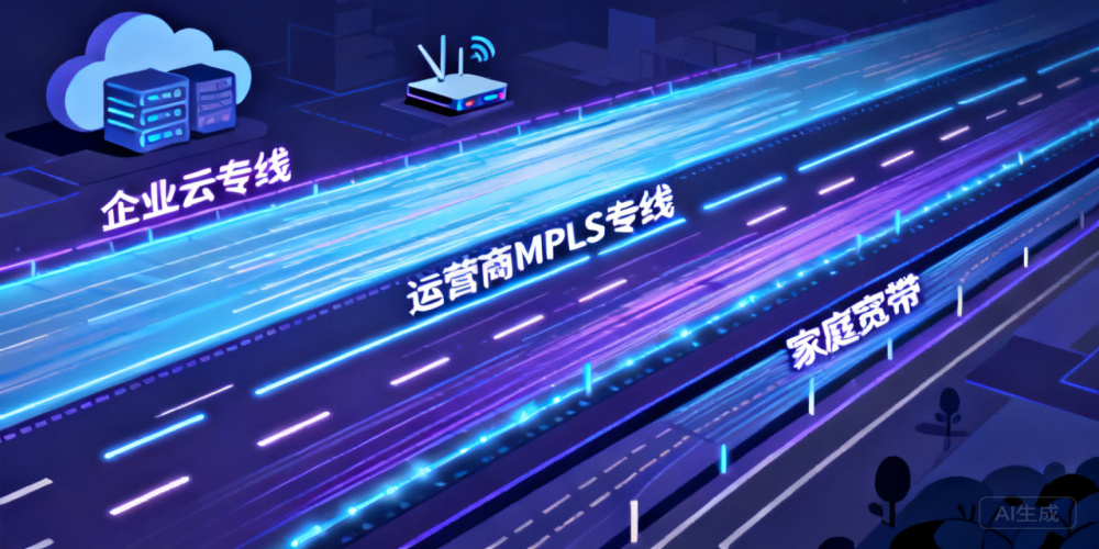 企业云专线(Cloud Direct Connect)是什么意思?与运营商MPLS专线、家庭宽带的网络层级区别详解